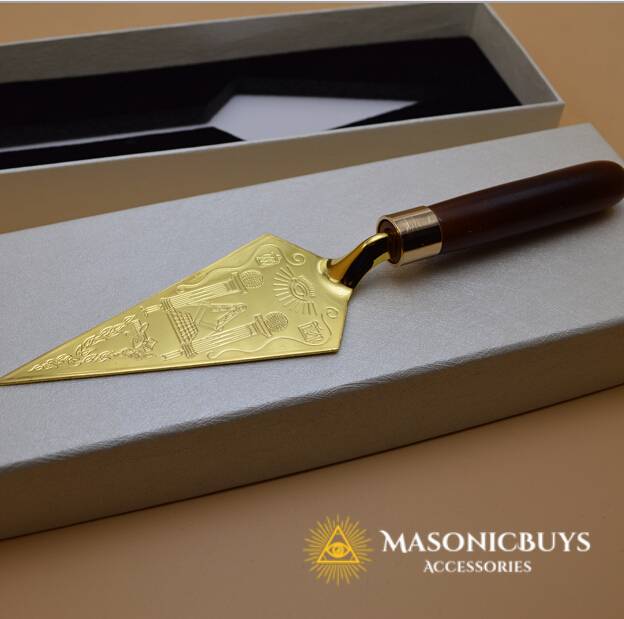 Masonic Trowel With Engraving MasonicBuys