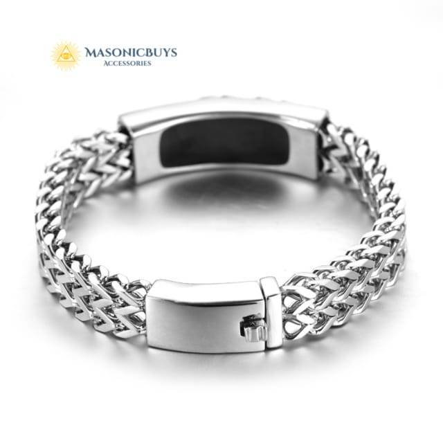 Stainless Steel Masonic Bracelet | MasonicBuys