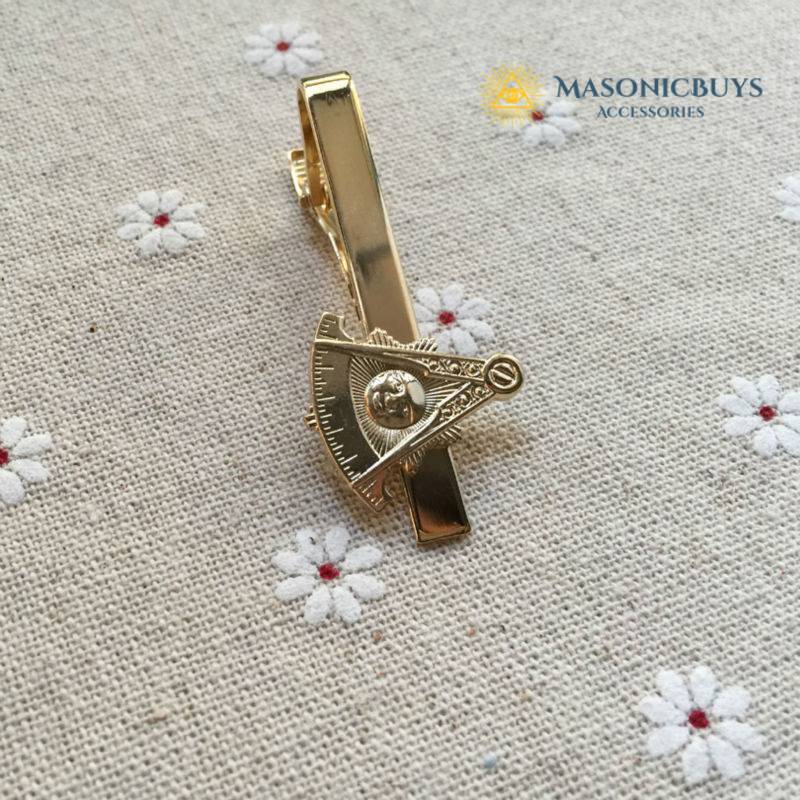 masonic cufflinks and tie clip