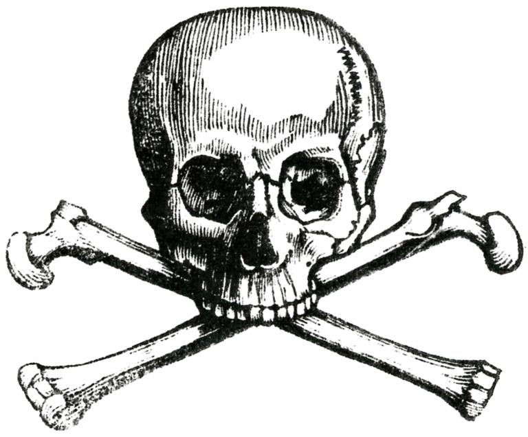 The skull and crossbones in Freemasonry