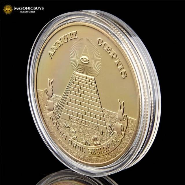 Annuit Coeptis USA Symbol Masonic Coin | MasonicBuys