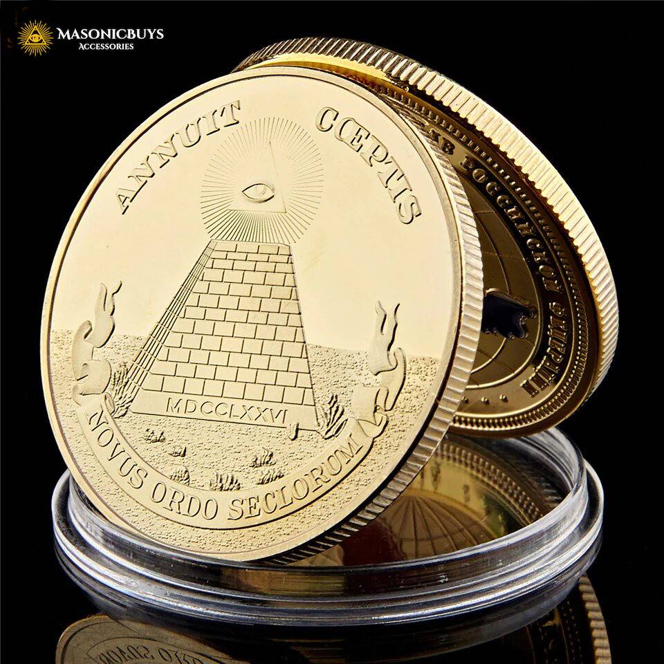 Annuit Coeptis USA Symbol Masonic Coin | MasonicBuys