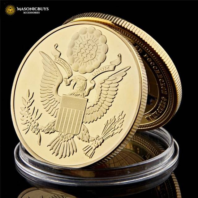 Annuit Coeptis USA Symbol Masonic Coin | MasonicBuys