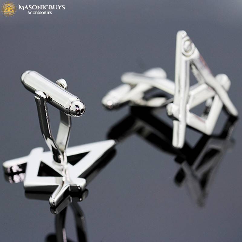 masonic cufflinks and tie clip
