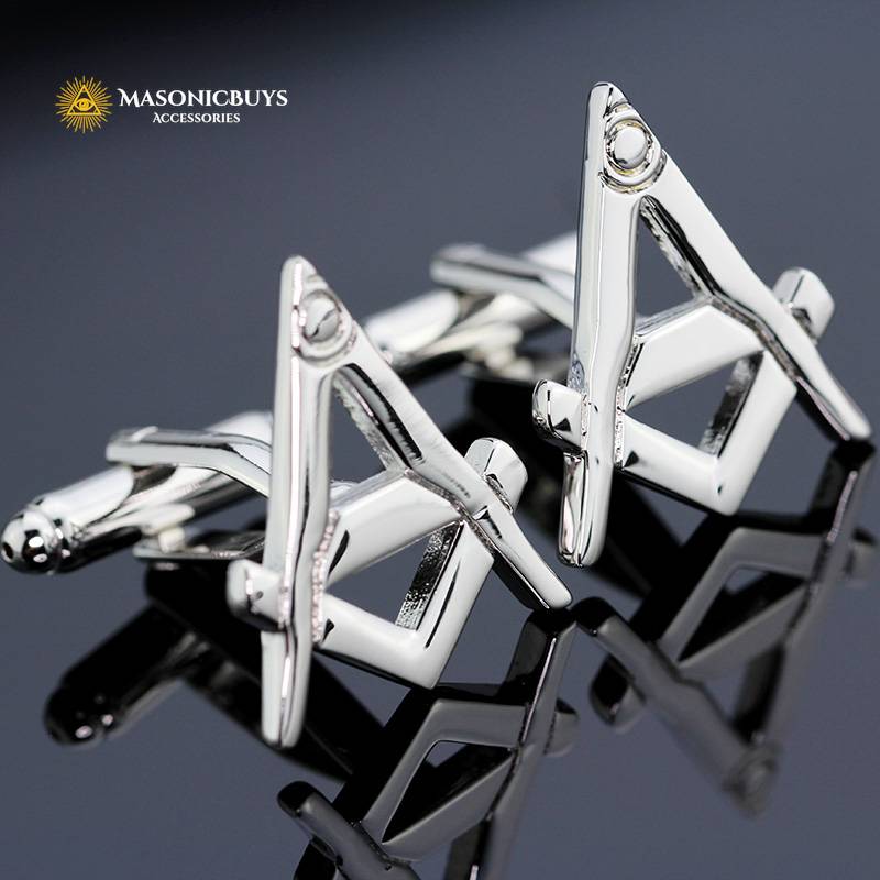 masonic cufflinks and tie clip