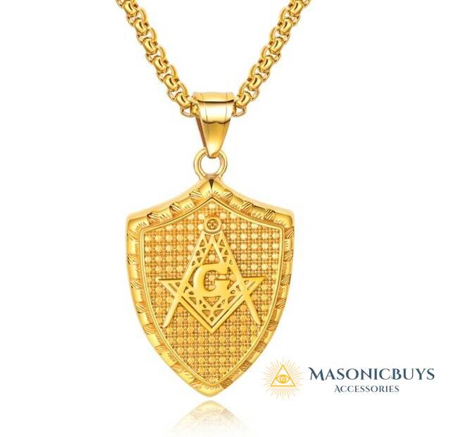 Vintage Masonic Pendant Necklace MasonicBuys
