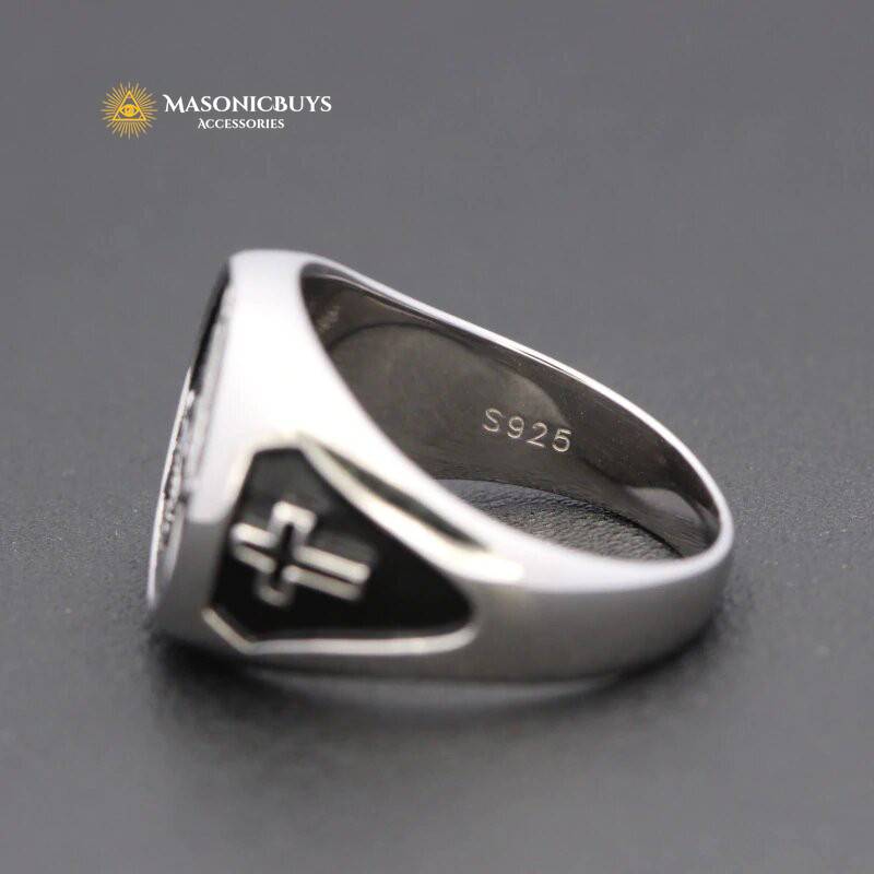 Classic High Quality Silver Masonic Ring | MasonicBuys