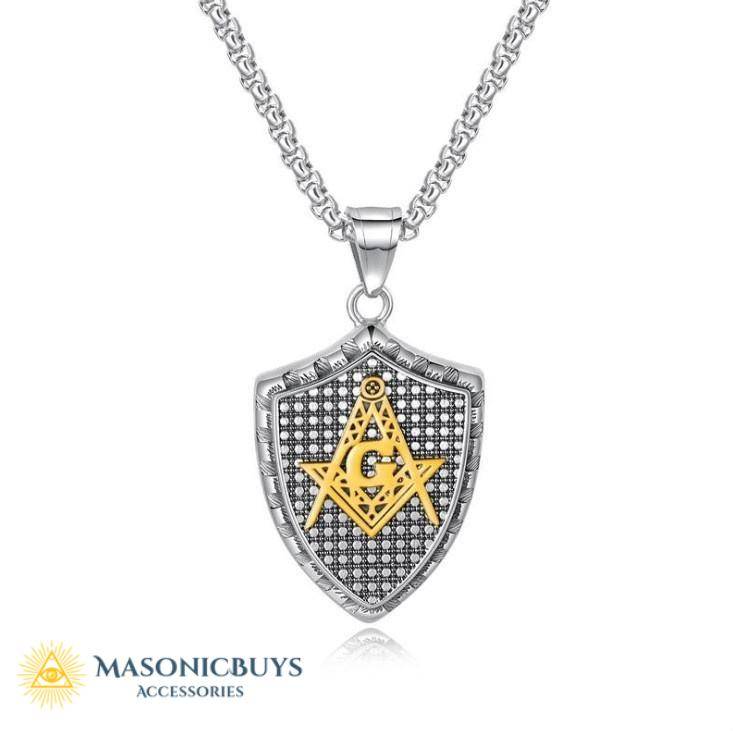 Vintage Masonic Pendant Necklace | MasonicBuys