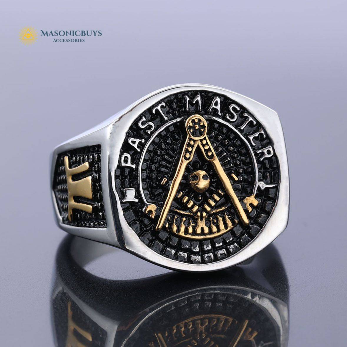 Classic Modern Past Master Masonic Ring Masonicbuys