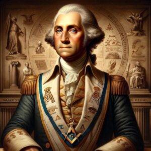 Portrait of George Washington as a Freemason